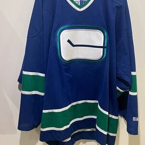 AUTHENTIC VINTAGE MARKUS NASLUND #19 CCM MASKA JERSEY CANUCKS MEN SZ XL